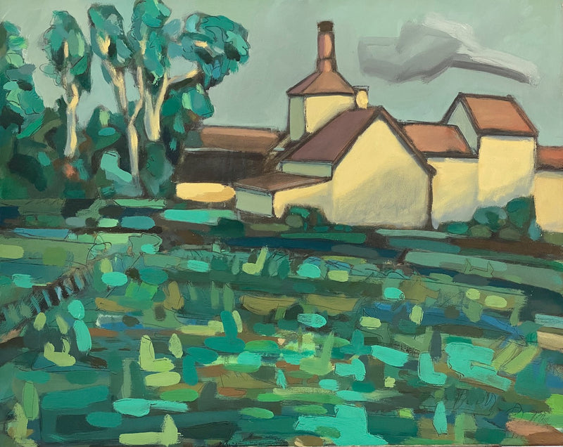 60 x 75 cm, Unikat, 'Schlossbrauerei' (TP4-205) -  von Thomas Popp